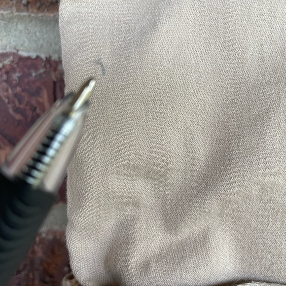 Ladies Beige Khaki Time And Tru Drawstring Elastic Waist Shorts Size Small - Picture 4 of 8